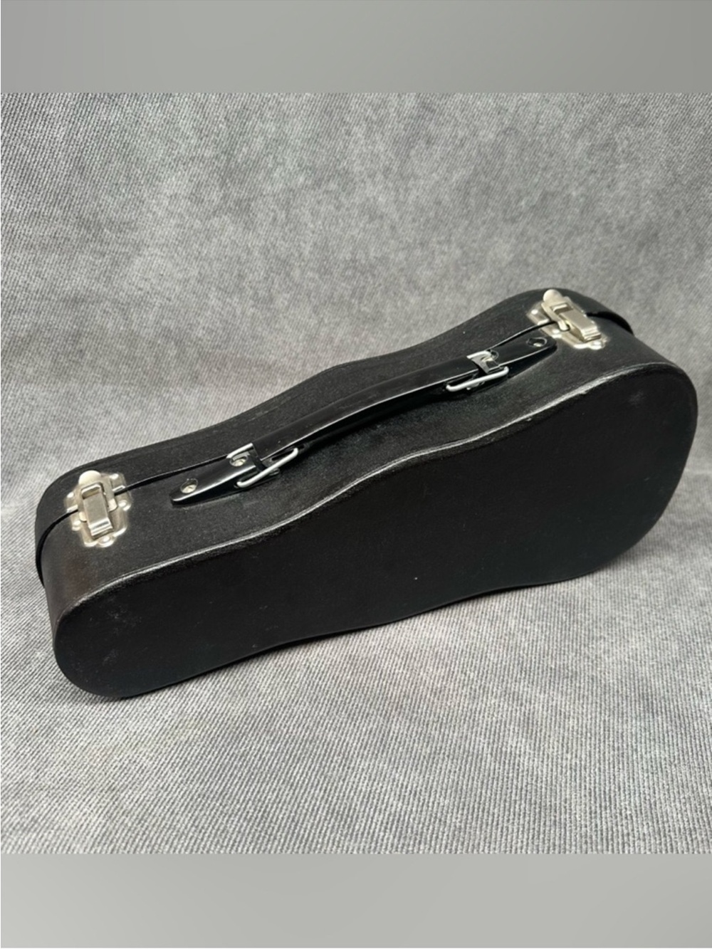 Vintage mini hard guitar case bag korbel fifth